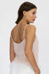 Sequin Feather-Hem Tank